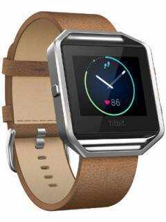 fitbit blaze black silver smartwatch