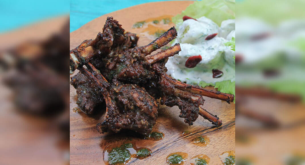 Chocolate & Maple Glazed Lamb Chops recipe by Rakhee Vaswani on Times Food