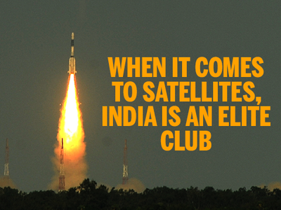 India has the world’s 7th largest satellite fleet