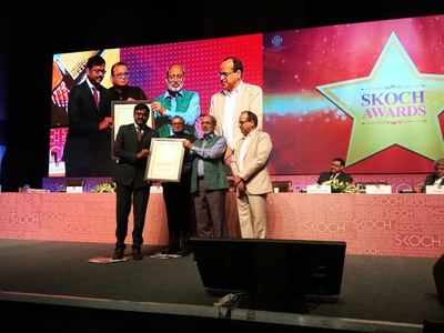Coimbatore wins the best corporation Skoch award