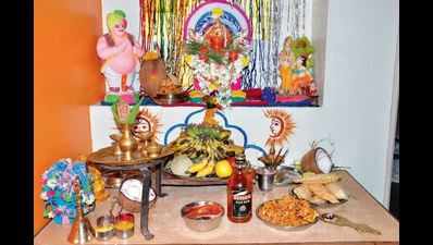 Meat is right, for these Ganesha worshippers