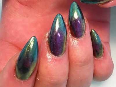 Have you tried the oil slick nails yet?