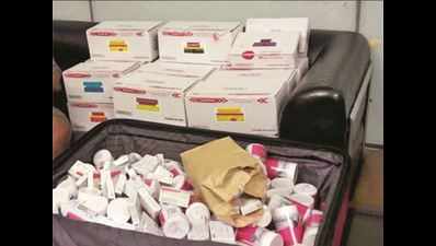 Booster drugs worth Rs 80 lakh seized at IGI airport