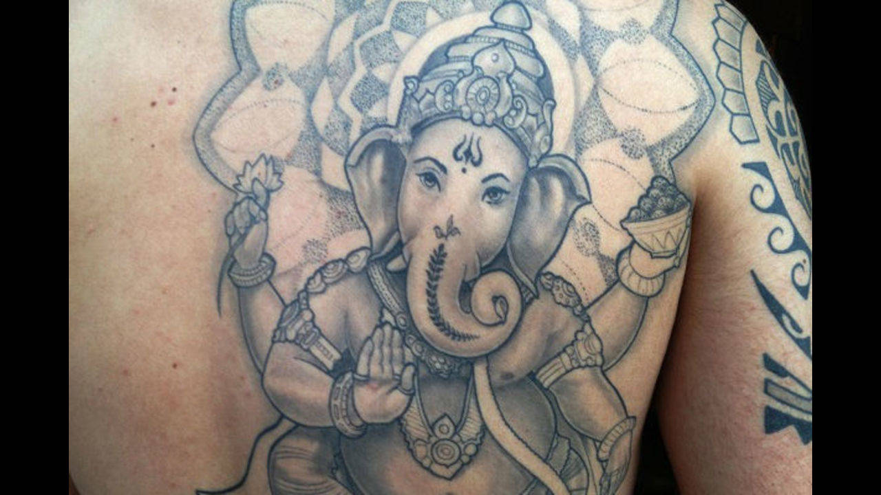 Ganesh Ji Tattoo | Hand tattoos for girls, Tattoos, Lightening tattoo