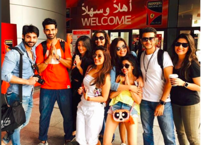 Pooja Gor shares some fun moments with Karan Wahi and Surbhi Jyoti in Abu Dhabi, see pics