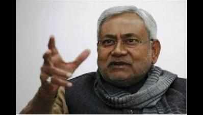 CM Nitish kumar makes aerial survey of flood-hit areas