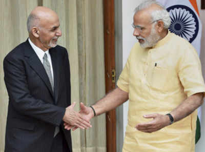 PM Narendra Modi meets Afghan President Ashraf Ghani