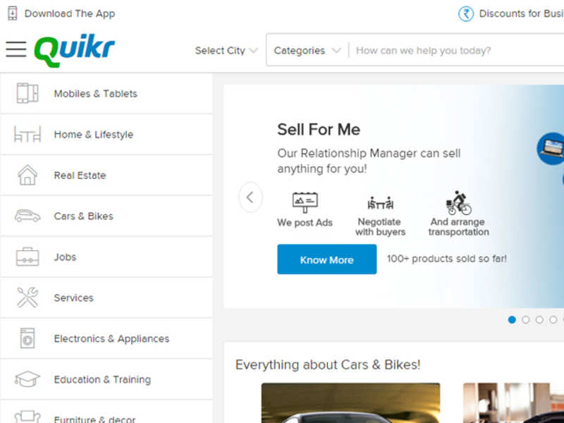 quikr online shopping bikes