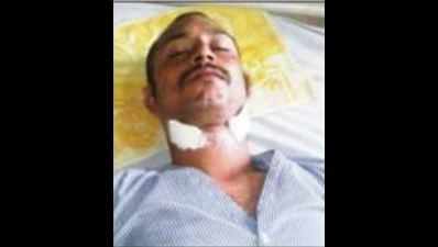 Out of jail and shot in neck; doctors bail him out
