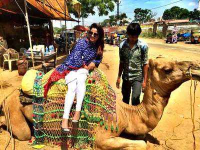 Adaa Khan’s religious outing in Rajasthan