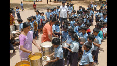 50% schools don't serve midday meal