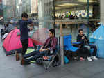 Camping out for an iPhone