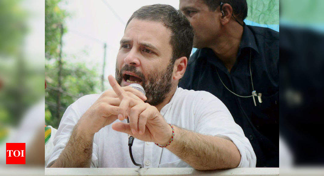 Rahul Gandhi: Rahul Gandhi calls BJP and RSS 'traders of religion ...