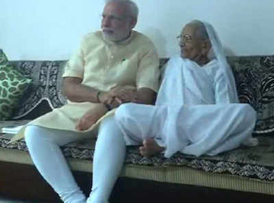 Watch: PM Modi meets mother on his birthday