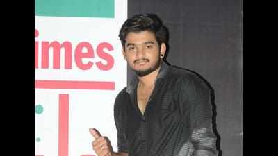Nagarjuna stuns the audience with his performance at the auditions of Oppo Chennai Times Fresh Face 2016 at Rajalakshmi Engineering College, Chennai