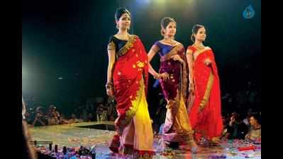 Revelling in Benarasi drapes