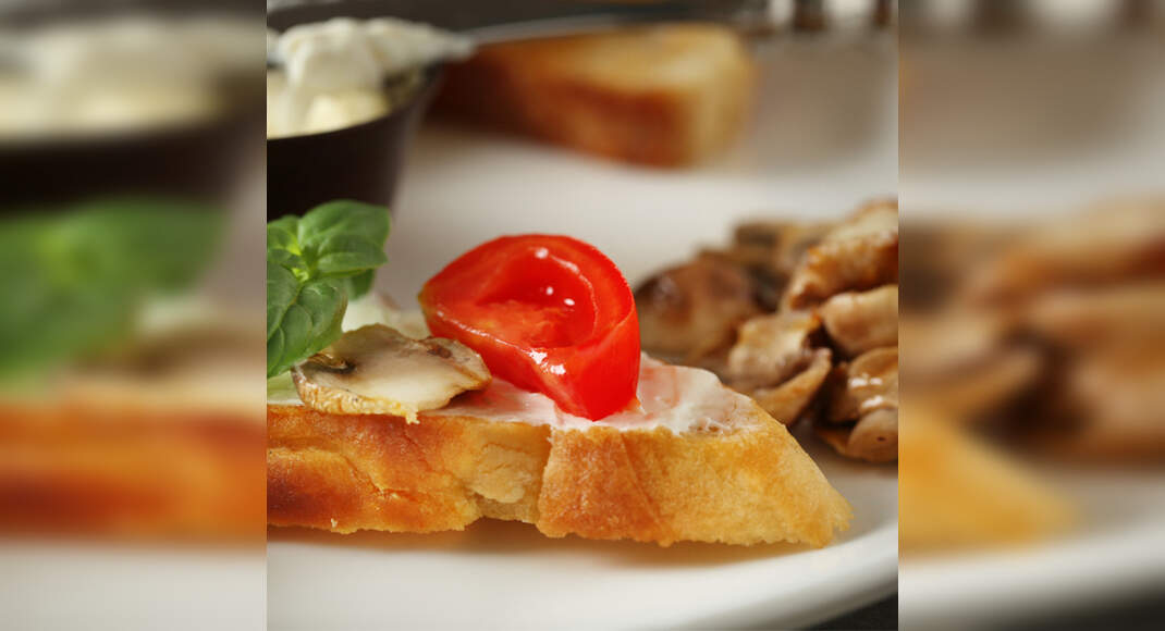 Mushroom and Tomato Toast Recipe How to Make Mushroom and Tomato Toast