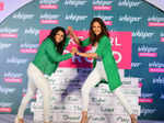Sonakshi, Sakshi at Whisper's new campaign launch