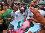 Activists protest against Pakistan