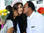 Beauty queens return home to grand reception