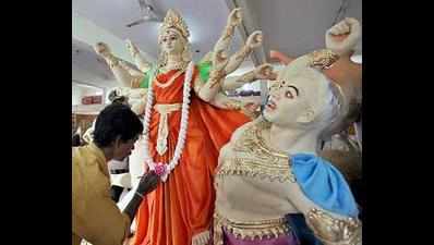 Durga puja fever grips city, from idols to décor lake city gets ready to witness West Bengal-like festivities