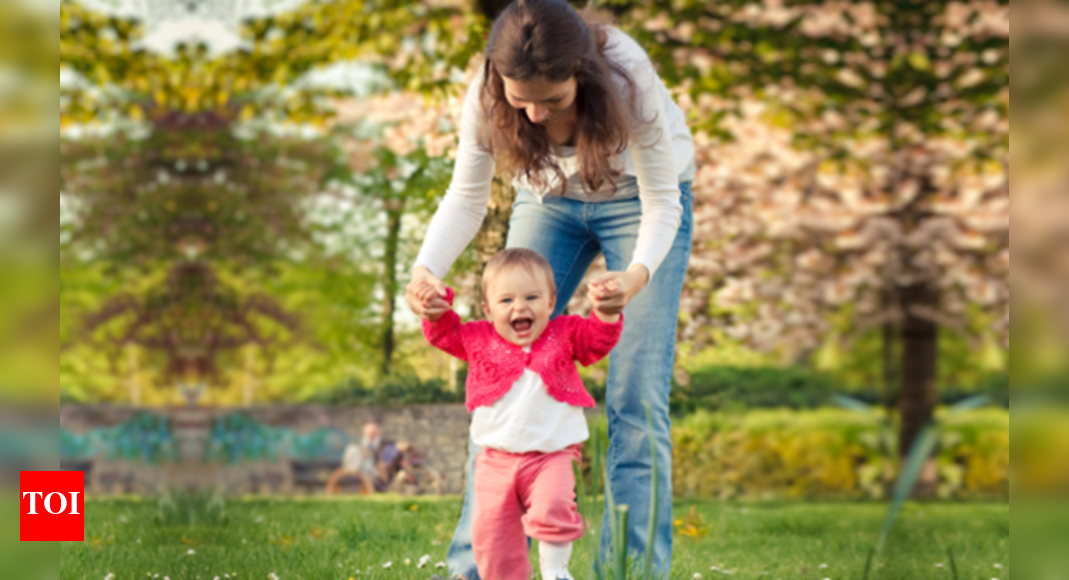 Your toddler's first steps - Times of India