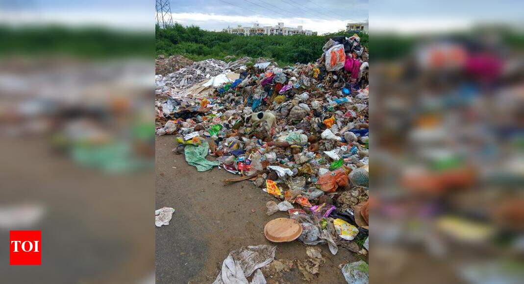 Illegal dumping of waste Times of India