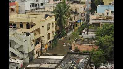 Hyderabad rains: Better off in hotels in `Hi-Tec' Hyderabad