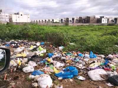 Bandlaguda Jagir: Garbage not cleared - Times of India