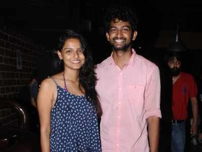 Tejaswini and Aditya had fun partying on Saturday night at The Vault pub in Chennai