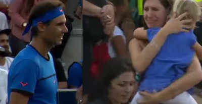 <arttitle><p>VIDEO: Rafael Nadal stops match to help crying mother find her lost girl</p></arttitle>