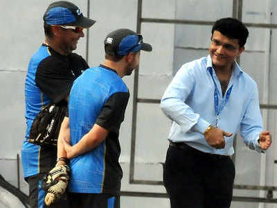 <arttitle><p>India v New Zealand, 2nd Test, Kolkata: New Zealand take tips from Sourav Ganguly</p></arttitle>