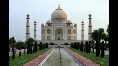 <arttitle><p> UP tourism’s project to spruce up Taj surroundings gets historical dates wrong</p></arttitle>