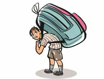 Standard 7 boy to fast for lighter schoolbags