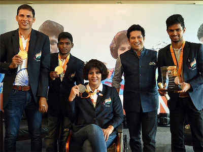 Indian Paralympics medal winners felicitated