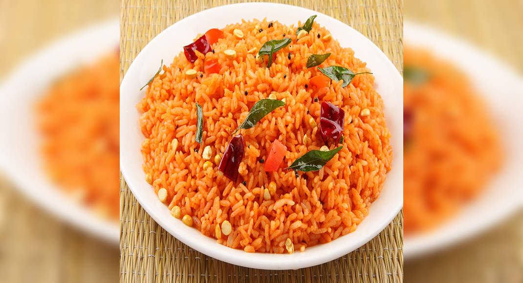 Tomato Rice Recipe How To Make Tomato Rice Recipe At Home Homemade