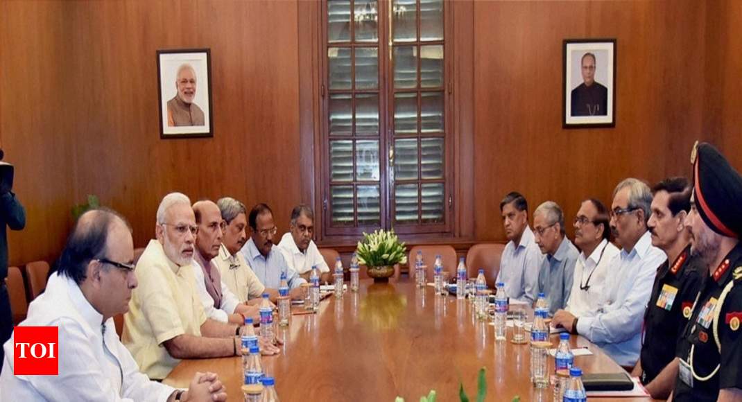 modi: pm modi chairs cabinet committee on security meet | india news