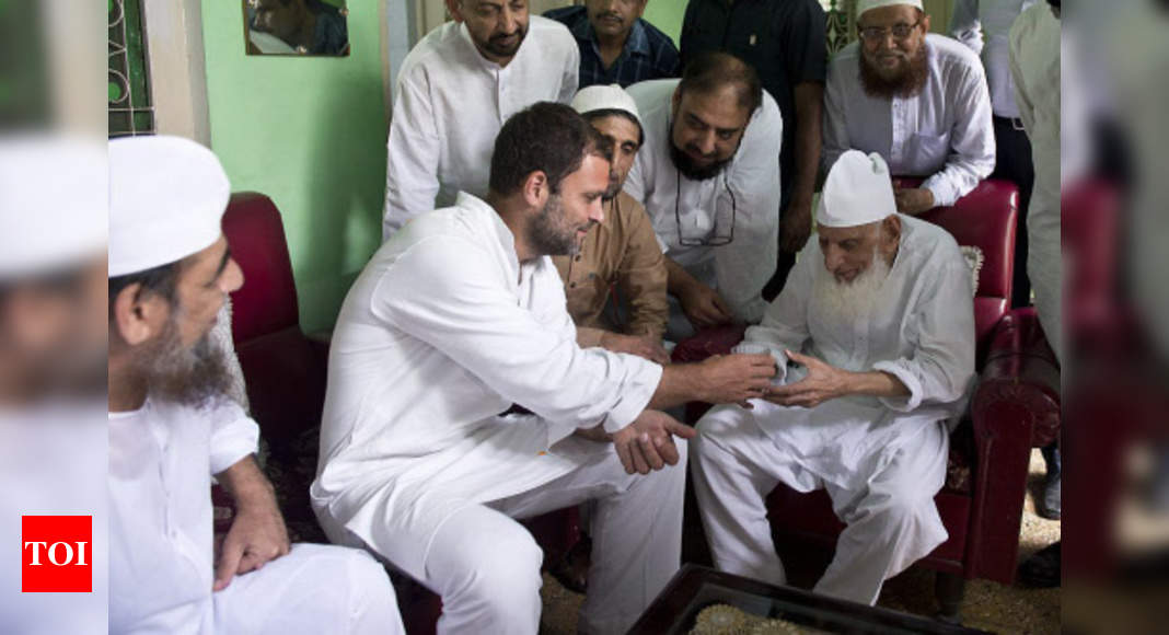 Rahul Gandhi Up Yatra Took Rahul Gandhi To 14 Temples 3 Mosques 3 Gurdwaras Times Of India