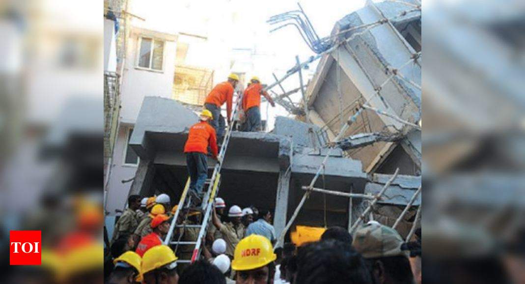 Bengaluru Building Collapse: Rescuers worked through debris with bare ...