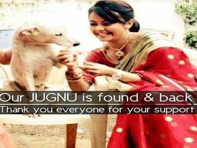 Gopi Bahu aka Devoleena Bhattacharjee's dog 'Jugnu' found