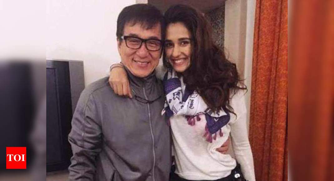 Jackie Chan Disha Patani Taught Jackie Chan Steps On Bang Bang Song Hindi Movie News Times Of India