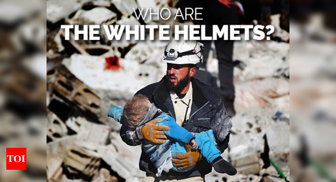 Syria S White Helmets The Saviors Of A Forgotten War Times Of India   Photo 