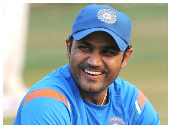 Virender Sehwag once again proves that he is the king of twitter!