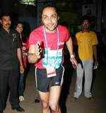 Rahul at Mumbai Marathon '10