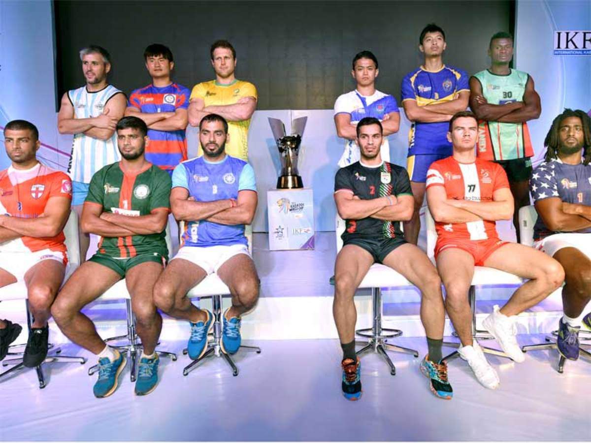 Kabaddi World Cup 2016 Twelve Teams Vie For Glory More Sports News Times Of India