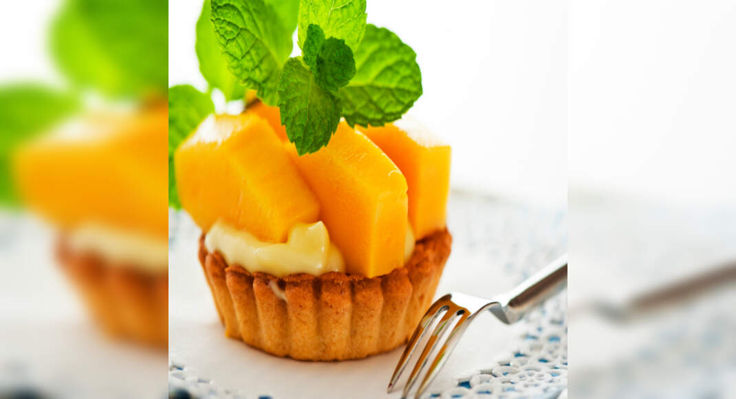 Mango Tart with Rabri Recipe: How to Make Mango Tart with Rabri Recipe | Homemade Mango Tart with Ra