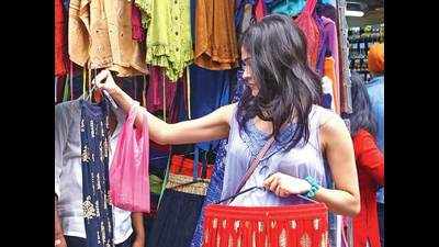 For modern garba buys, head to Janpath; Lajpat Nagar for traditional wear