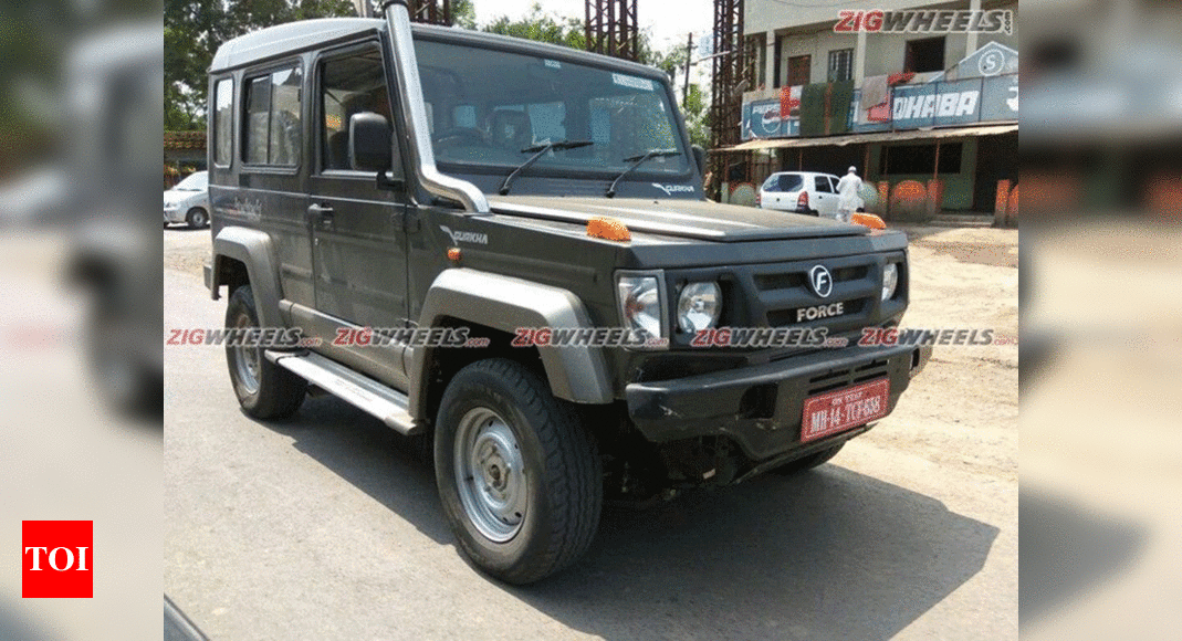 Force Gurkha facelift spotted testing Times of India