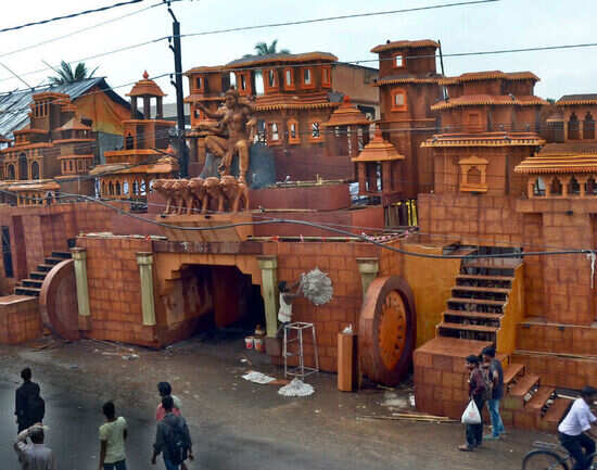 Old Station Puja Pandal
