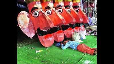 With ancient masks and model of Ravana's palace, state celebrates Dussehra in unique ways